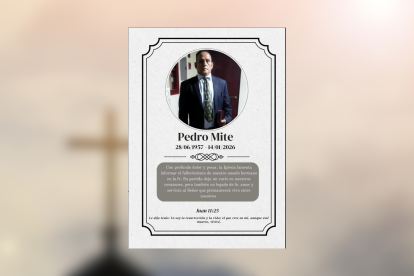 Comunicado en homenaje al policía muerto.