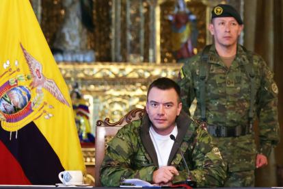 Daniel Noboa, presidente de Ecuador, estará en el Foro de Davos.