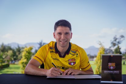 Tomás Martínez firmó contrato por un año con Barcelona SC.