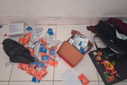En el apartamento también se hallaron preservativos.