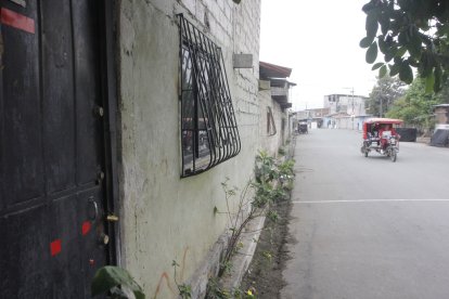 La vivienda donde se registró el hecho permanece con candado.