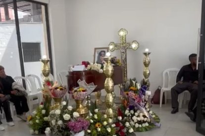 El velorio se llevó a cabo en Bellavista de Calderón, también en el norte.