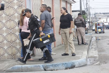 La Policía acudió al lugar del suceso.