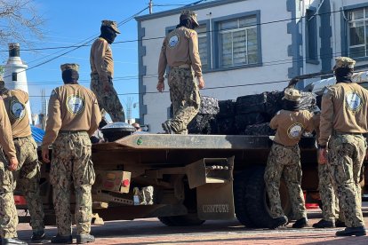 En el operativo participó personal de las Fuerzas Armadas.