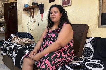 Rosa Segarra tenía varios golpes y cortadas en su cuerpo tras el incidente.