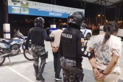 Los aprehendidos fueron presentados ante las autoridades judiciales competentes.