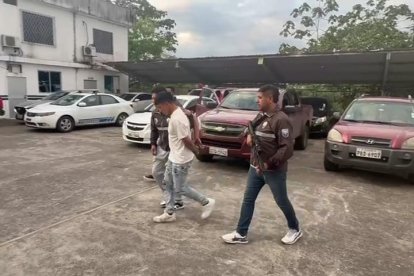 El detenido fue puesto a órdenes de las autoridades.