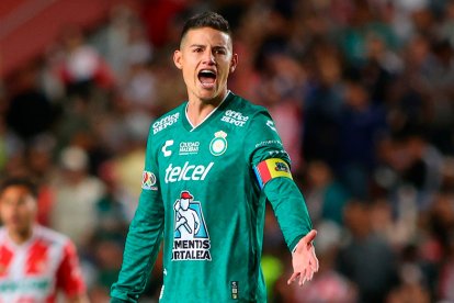James Rodríguez jugó con León de la Liga MX de México.