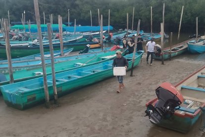 Pescadores encontraron en una hielera una cabeza en Huaquillas.