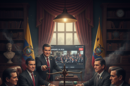 El show mediático de la política ecuatoriana.