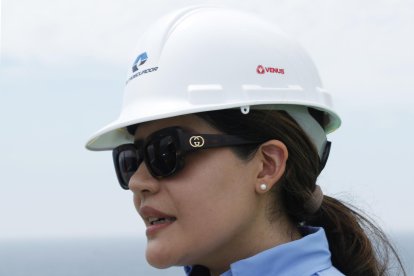 La gerente de EP Petroecuador, María Daniela Conde.