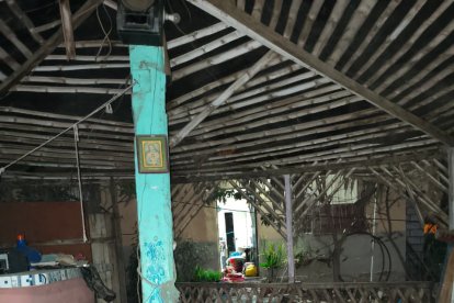 La casa donde se produjo el allanamiento,