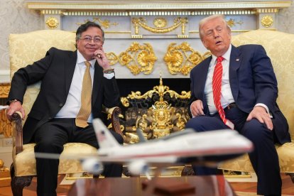 Gustavo Petro, Presidente de Colombia y Donald Trump, Presidente de Estados Unidos.