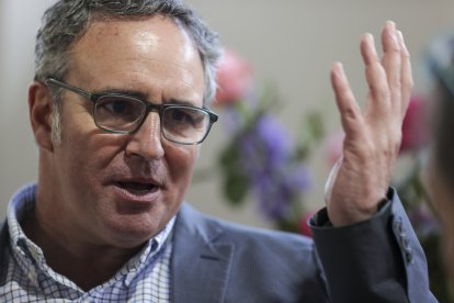 Ramón Miró, presidente y director general de la Corporación Quiport, durante la entrevista con EFE.