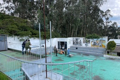 En este lugar fue en el que intervino la Policía y Fuerzas Armadas.