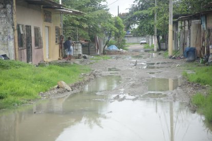 Vista del sector Los Tubos, en Durán, donde ocurrió un violento crimen que conmocionó a la comunidad.