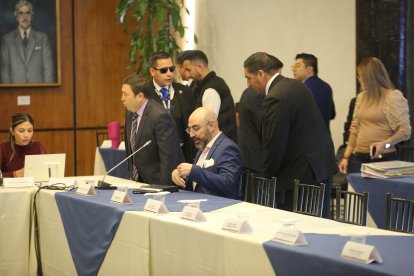 Mario Godoy compareció ante la Comisión de Fiscalización en el marco del juicio político en su contra.