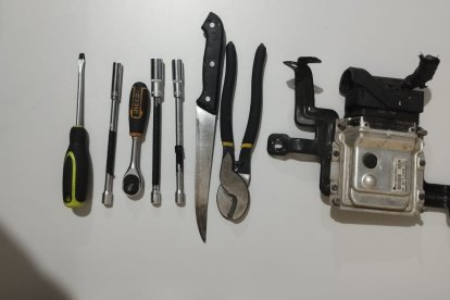 Estas fueron las evidencias incautadas en el procedimiento.