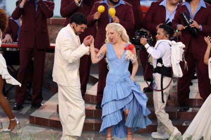 Lady Gaga fue la sorpresa del show de Bad Bunny en el Super Bowl.