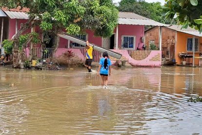 Sectores del cantón Montalvo entre los afectados en la provincia de Los Ríos.