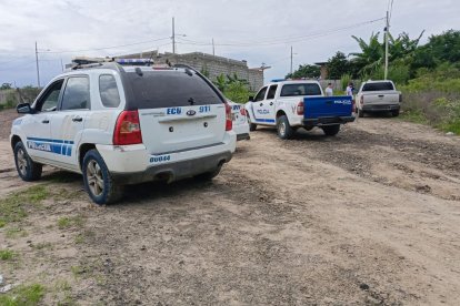 La Policía Nacional se desplegó en la zona para la investigación del crimen