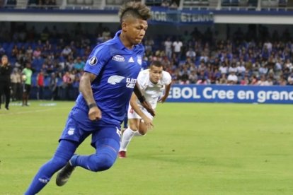 El atacante Billy Arce ya sabe lo que es jugar en Emelec.
