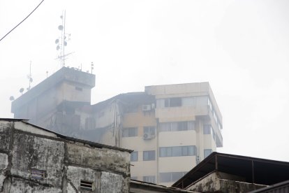 En el sector, hoy se divisó una columna de humo.