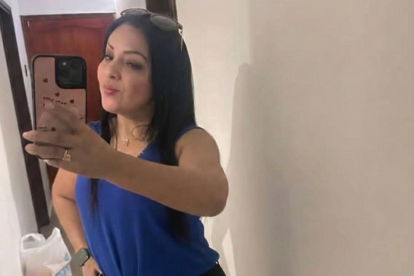 La víctima en Huaquillas.