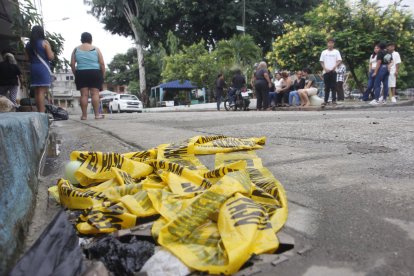 En este lugar, junto al parque, se registró el atentado.