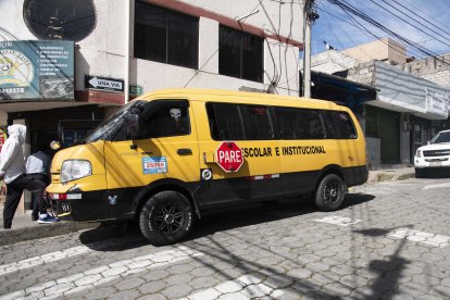El chico habría sido llevado en la buseta de una conductora.