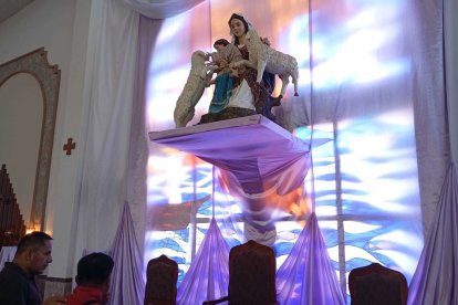 La imagen de la Madre del Buen Pastor no es solo es una efigie, es un faro espiritual.