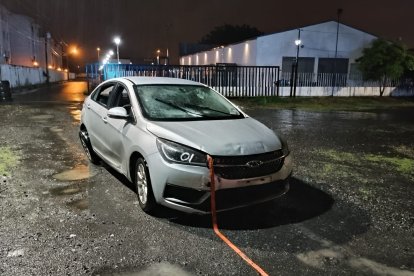 El carro de la víctima fue recuperado y llevado hacia las instalaciones de la Policía Judicial.