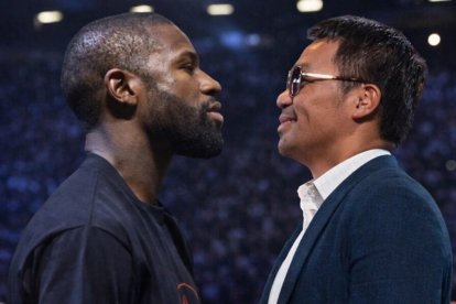 Floyd Mayweather Jr. y Manny Pacquiao nuevamente se encuentra cara a cara.