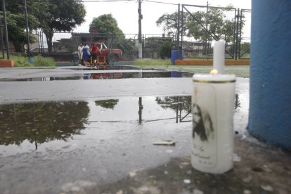 Parque donde ocurrió el hecho violento.