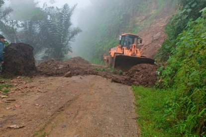 Las lluvias provocan derrumbes y pérdidas agrícolas en localidades de Bolívar.