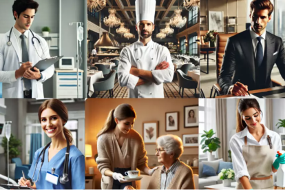 Imágenes de empleos generadas por IA ©