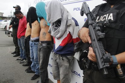 Los sospechosos serán presentados ante las autoridades judiciales correspondientes.