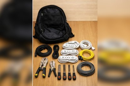 Las evidencias fueron llevadas a la Policía Judicial.