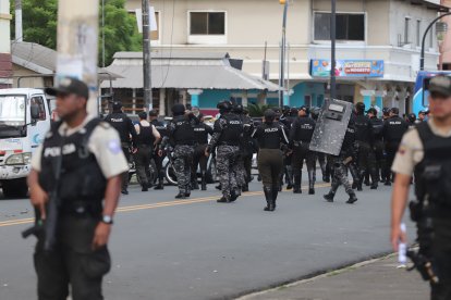 Un alto contingente policial atendió la novedad ocurrida este 2 de marzo de 2026.