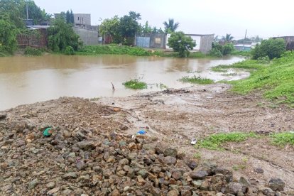 En La Libertad varios sectores barriales resultaron afectados por la lluvia de este martes