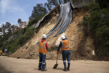 El deslizamiento se produjo el pasado 27 de febrero por las intensas lluvias.