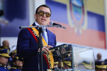 Daniel Noboa, presidente de Ecuador.