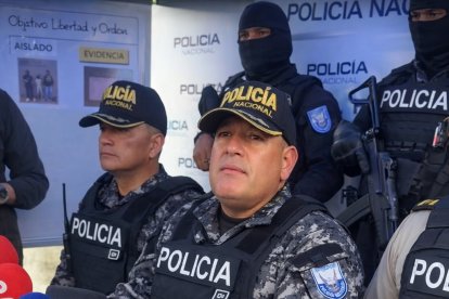 William Calle, comandante policial de la Zona 4, señaló la participación de menores en varios delitos