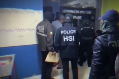 El operativo se ejecutó en colaboración con organismos internacionales.