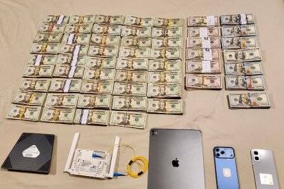 Las evidencias y el dinero que obtuvo la Fiscalía General del Estado durante los allanamientos en el Caso Goleada.