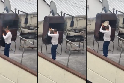 Papeles quemado en Embajada de Cuba en Quito: imágenes difundidas por Daniel Noboa.