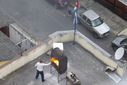 El video fue compartido por el presidente Daniel Noboa en su cuenta de X.