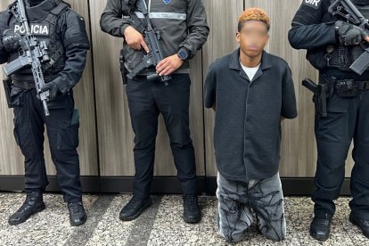 Este es el menor de edad retenido por el crimen del universitario.