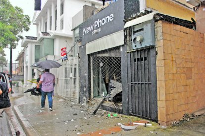 Un negocio relacionado a Conny Garcés fue blanco de ataques.