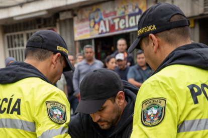 El sujeto fue detenido minutos después del atraco